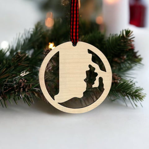 Rhode Island Border Ornament
