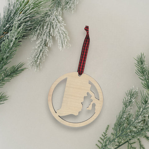 Rhode Island Border Ornament