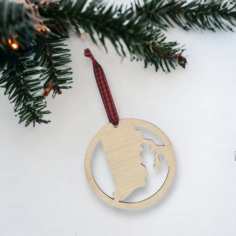 Rhode Island Border Ornament