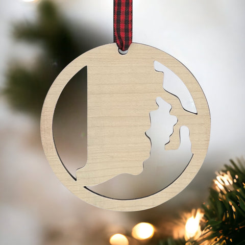Rhode Island Border Ornament