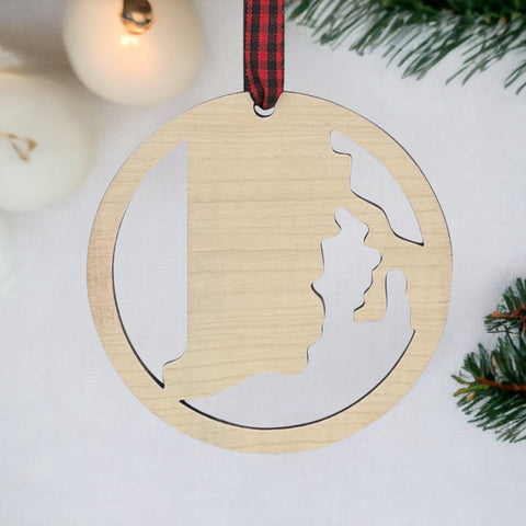 Rhode Island Border Ornament