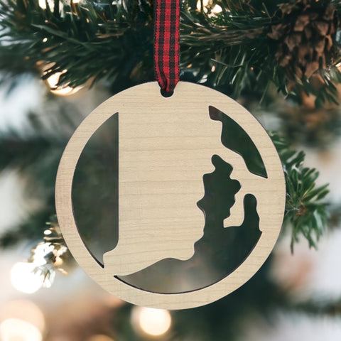 Rhode Island Border Ornament