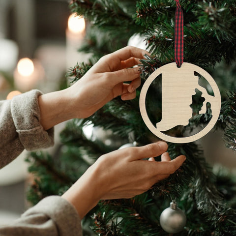 Rhode Island Border Ornament