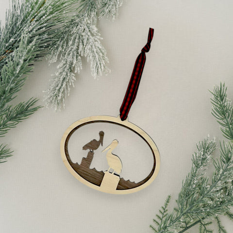 Serenity Winged Bird Ornament