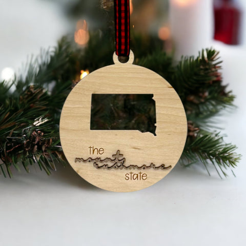 South Dakota Nickname Ornament