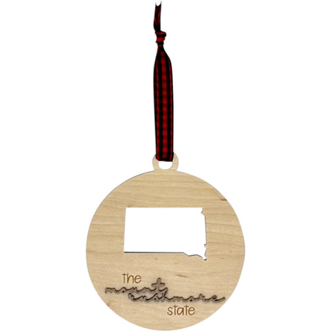 South Dakota Nickname Ornament