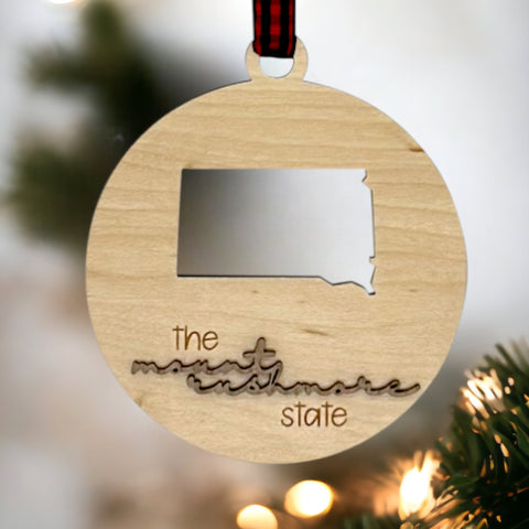 South Dakota Nickname Ornament