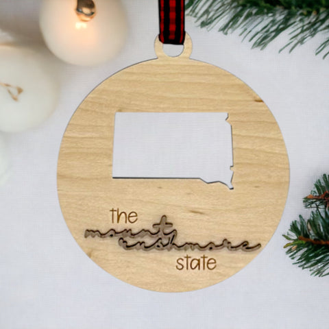 South Dakota Nickname Ornament