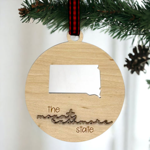 South Dakota Nickname Ornament