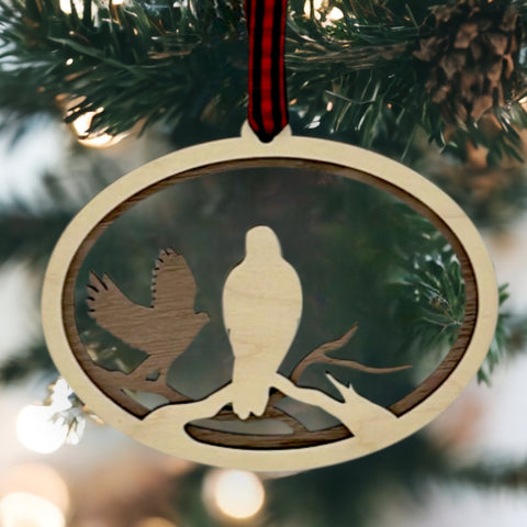 Tender Tweets of Lovebirds Ornament