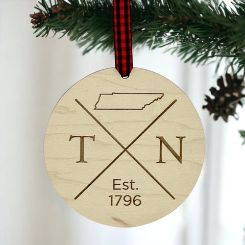 Tennessee Established Ornament