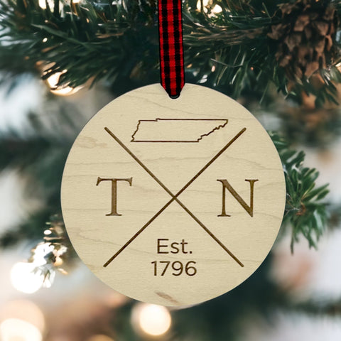 Tennessee Established Ornament