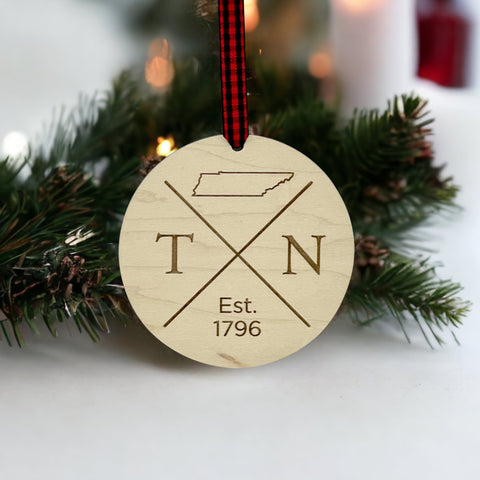 Tennessee Established Ornament
