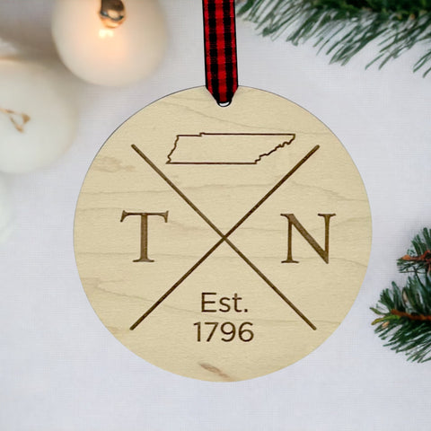Tennessee Established Ornament