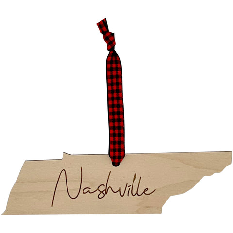 Tennessee City Ornament