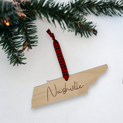 Tennessee City Ornament