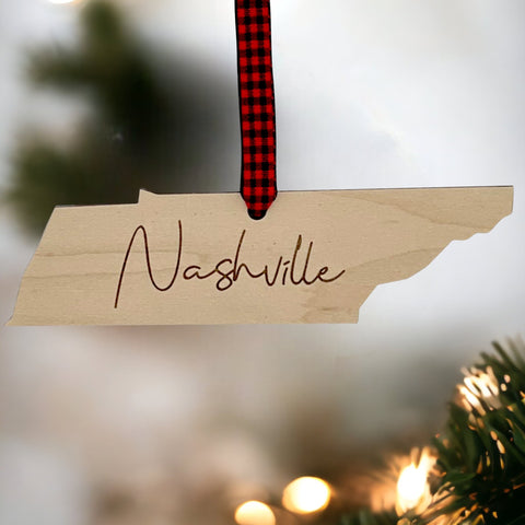 Tennessee City Ornament