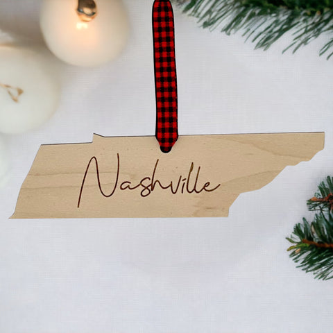 Tennessee City Ornament