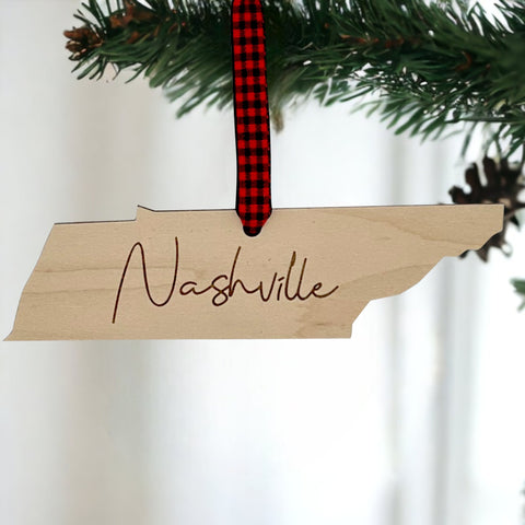 Tennessee City Ornament