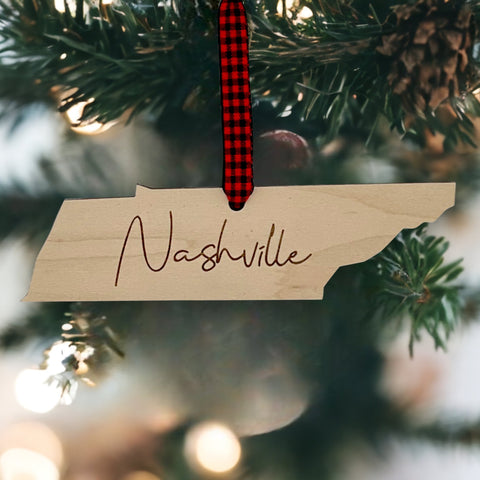 Tennessee City Ornament