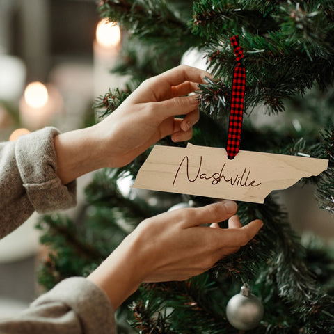 Tennessee City Ornament