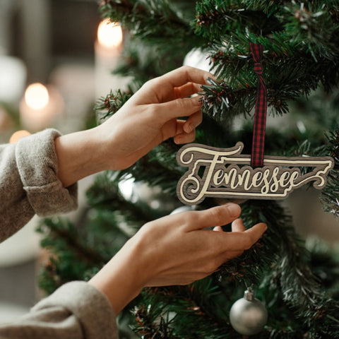 Tennessee Double Layer Ornament