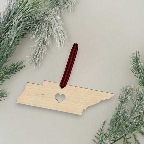 Tennessee Heart Ornament