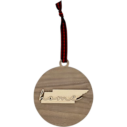 Tennessee Home Cursive Ornament
