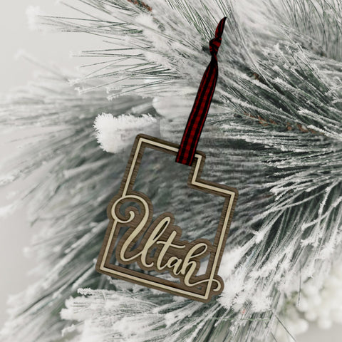 Utah Double Layer Ornament