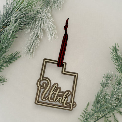 Utah Double Layer Ornament
