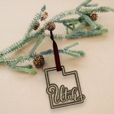 Utah Double Layer Ornament
