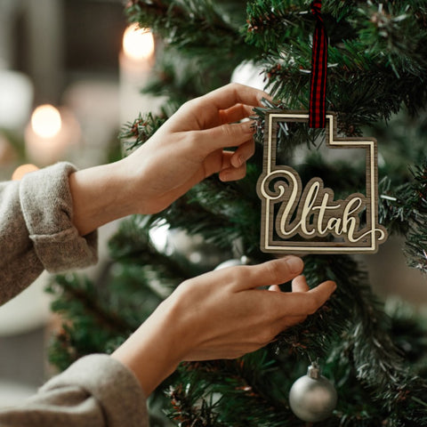 Utah Double Layer Ornament