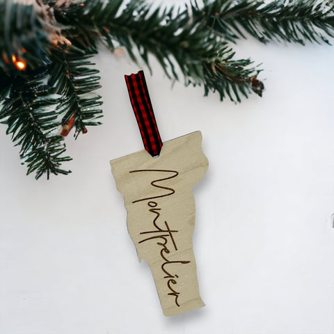 Vermont City Ornament