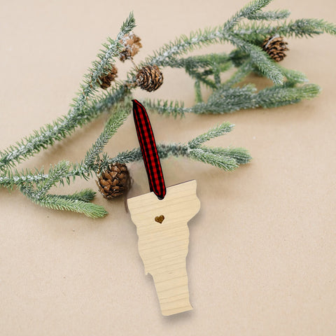Vermont Custom Home Town Ornament
