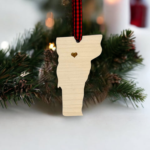 Vermont Custom Home Town Ornament