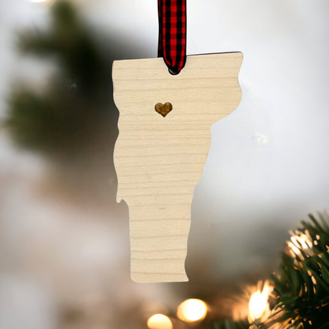 Vermont Custom Home Town Ornament