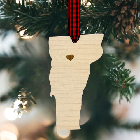 Vermont Custom Home Town Ornament