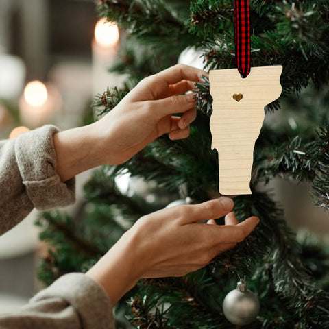 Vermont Custom Home Town Ornament