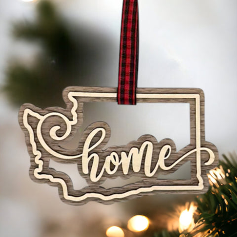 Washington Home Double Layer Ornament