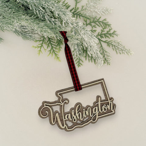 Washington Double Layer Ornament