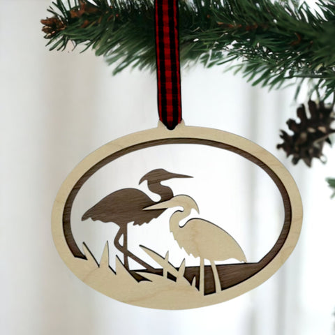 Whispering Lovebirds Ornament