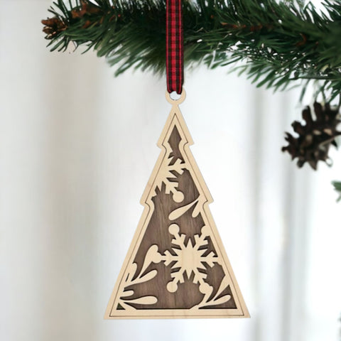 Winter Holiday Tree Ornament