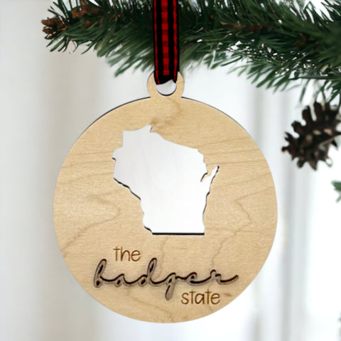 Wisconsin Nickname Ornament