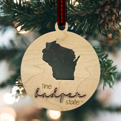 Wisconsin Nickname Ornament