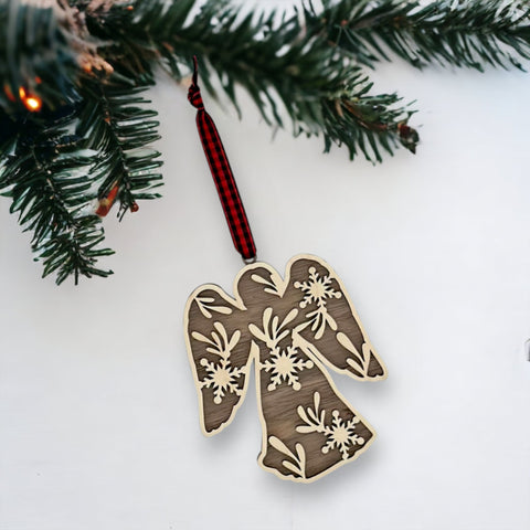 Wooden Angel Ornament