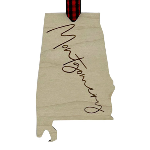 Montgomery Alabama Border Ornament