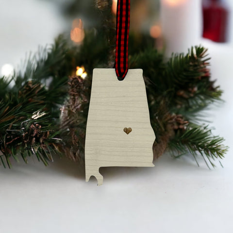 Alabama Custom Home Town Ornament