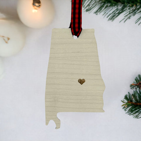 Alabama Custom Home Town Ornament