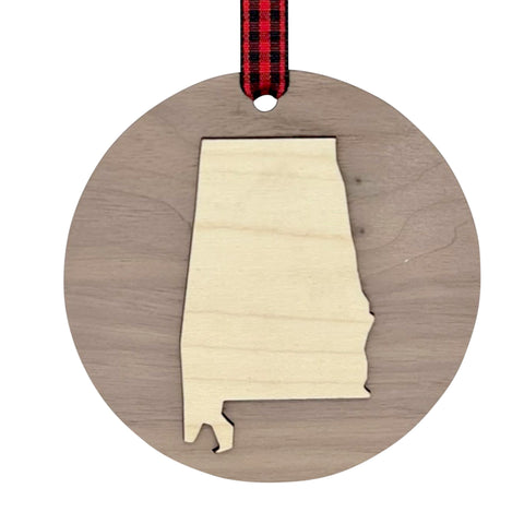 Alabama Raised Ornament