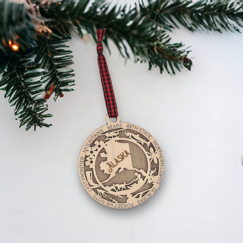 Elevate your holiday decor with a piece of Alaska's wonder. Order your Alaska Highlights Ornament now and invite the spirit of the Last Frontier into your festive home. Embrace the beauty, share the joy, and happy decorating!